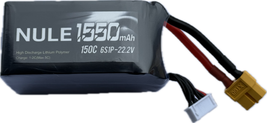 NULE 1550Mah 6s 150c